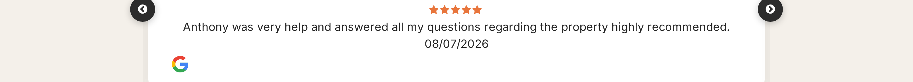 Google customer reviews shown on the redesigned Webbs homepage